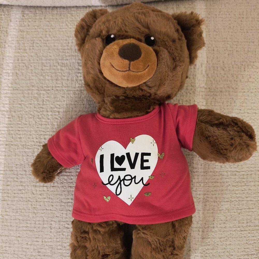 Build-A-Bear "I Love You" Teddy Bear